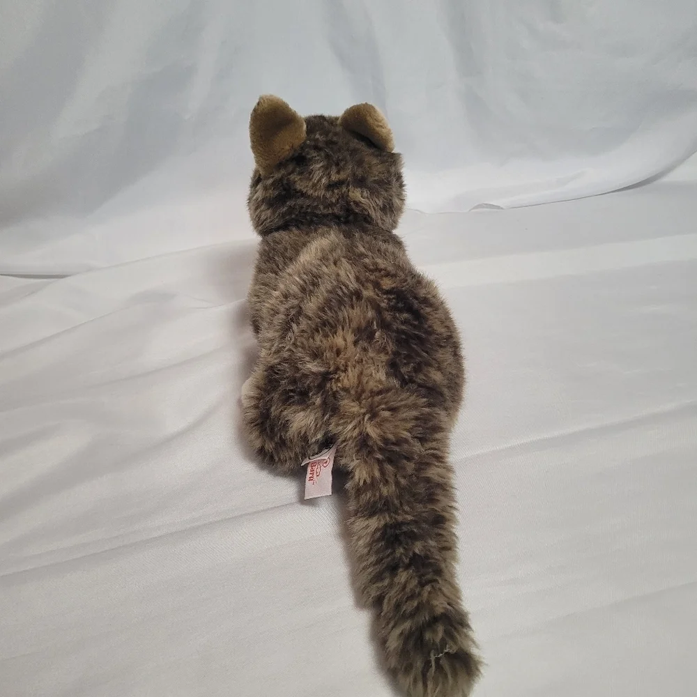 Cuddle Barn Lil Bub Tabby Cat Kitten Plush Green Eyes 16